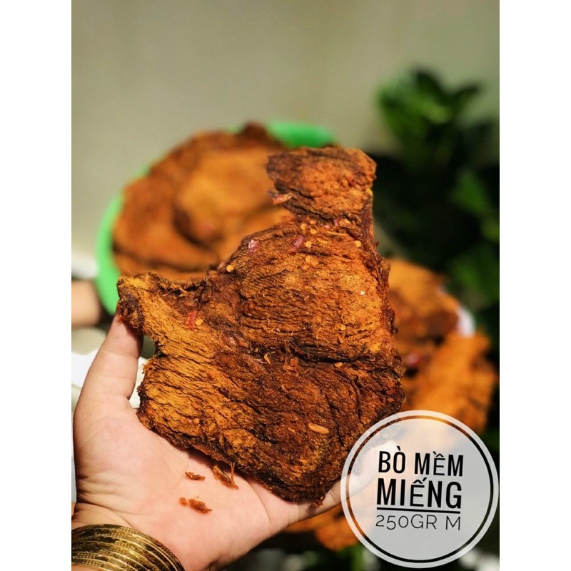 KHÔ BÒ MIẾNG MỀM hộp 300gram