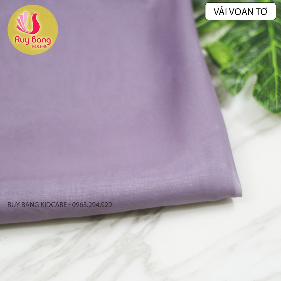 Vải voan tơ - Vải làm hoa handmade ( khổ vải 1m*1.5m)