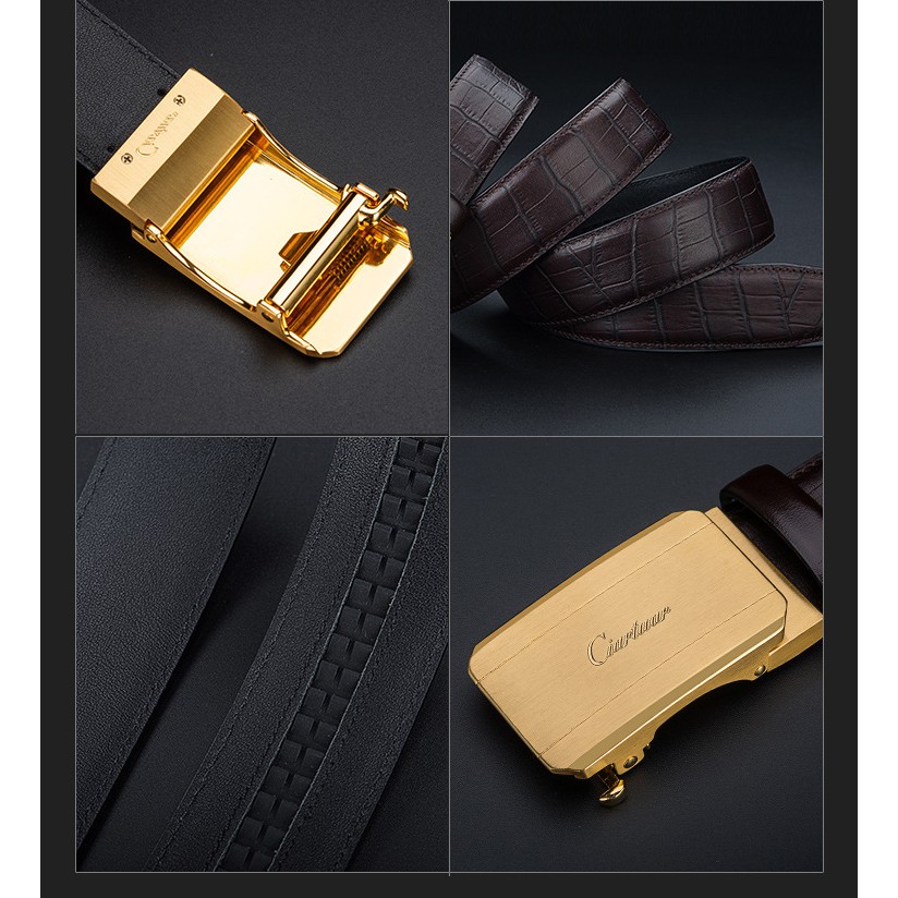 Thắt lưng nam Mặt Vàng/ Đen HOT HIT nhất 2020 CAT VIEN | BigBuy360 - bigbuy360.vn