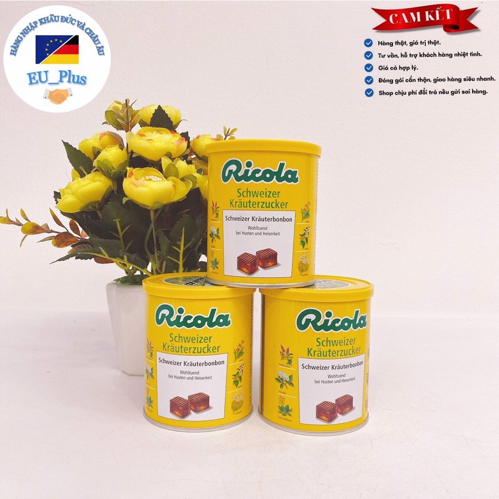 Kẹo ngậm ho thảo dược Ricola - Đức