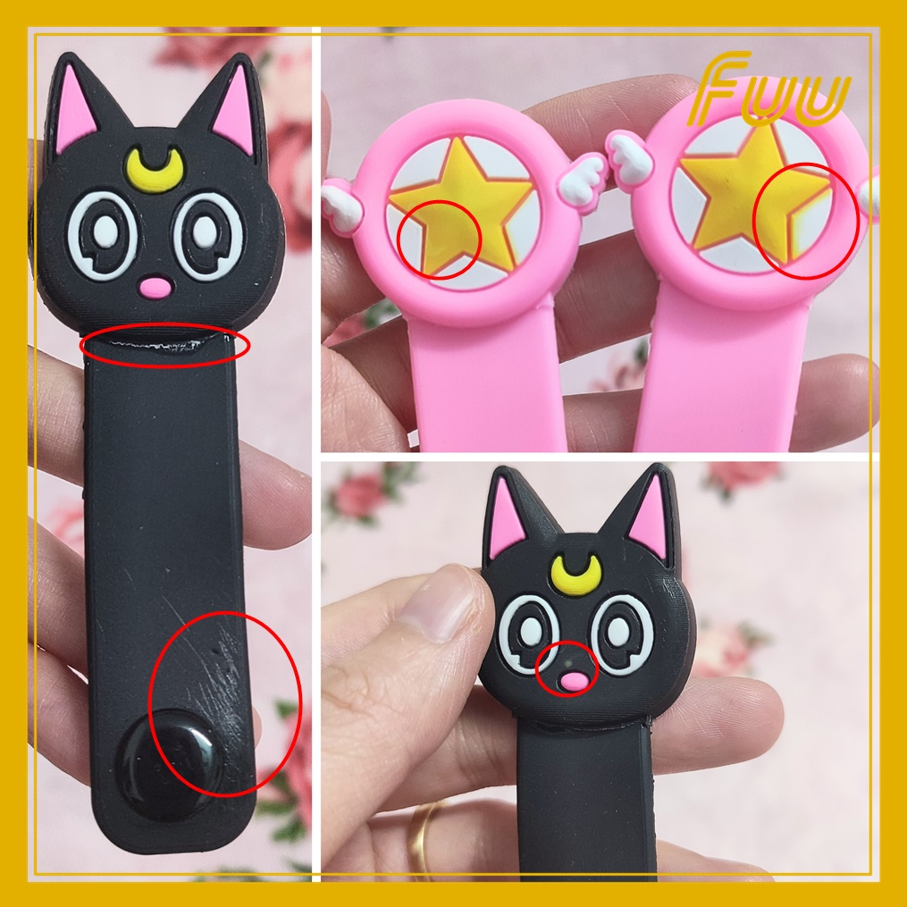 Miếng cuốn cáp sạc, tai nghe Sakura Thủ Lĩnh Thẻ Bài, Thủy Thủ Mặt Trăng  mẫu 1