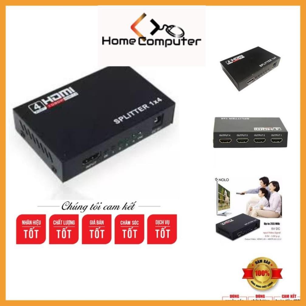 Bộ chia HDMI 1 ra 4 chuẩn 1.4 ,hàng chính hãng.bảo hành 6 tháng - Home.mall