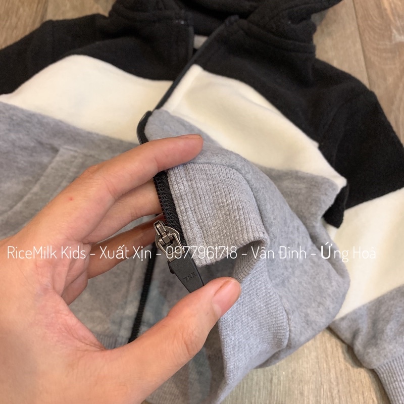 Áo khoác nỉ hoodie Next xuất dư xịn cho bé trai bé gái