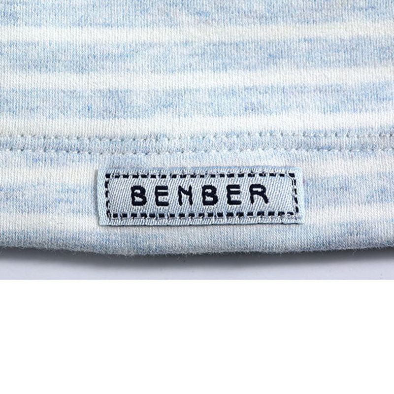 Bộ 8 Găng Tay Cotton Họa Tiết Kẻ Sọc Đơn Giản Dành Cho Bé Sơ Sinh