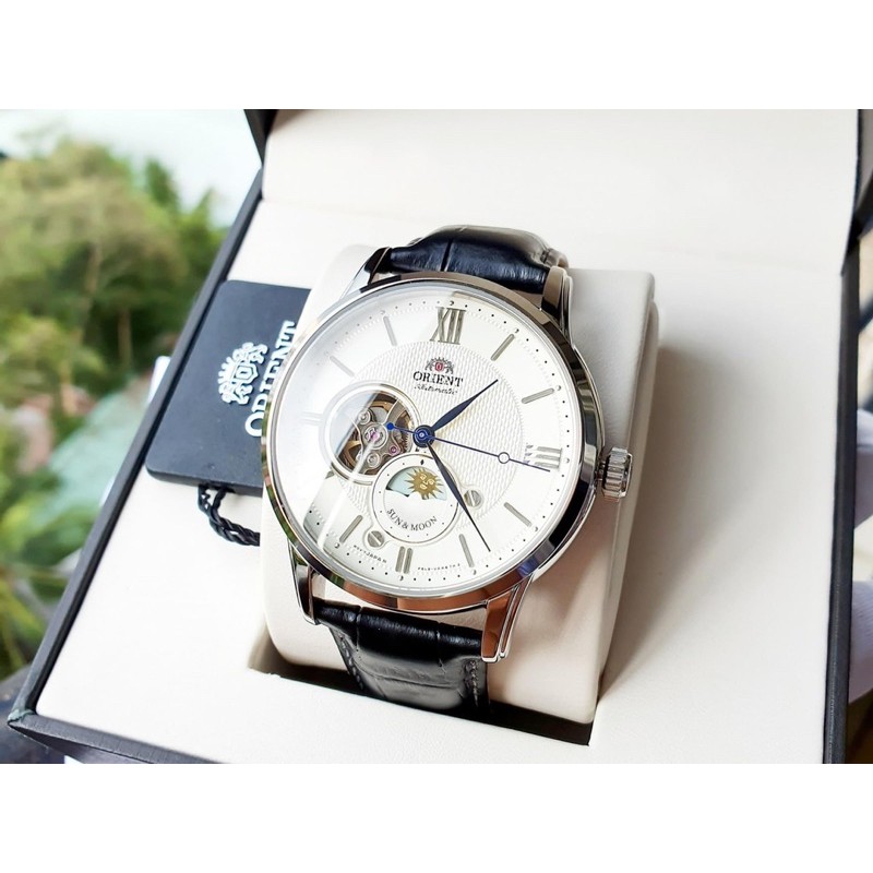 Đồng hồ nam Orient Sun Moon Gen 4 Open Heart RA