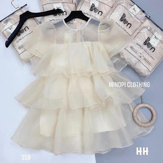 Váy babydoll voan tầng
