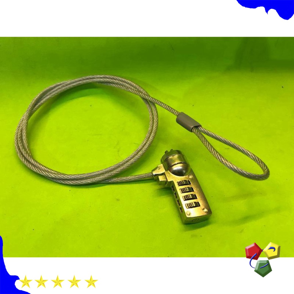 DÂY CÁP CHỐNG TRỘM KHÓA SỐ CHO MÁY TÍNH XÁCH TAY