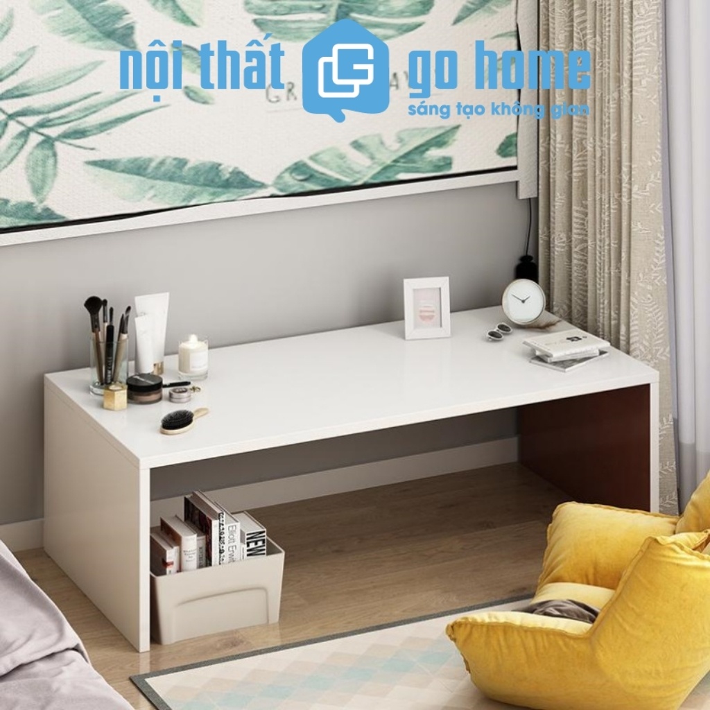 Bàn làm việc ngồi bệt Tatami Nhật, bàn học gỗ MDF phủ melamine thiết kế đơn giản, hiện đại - GO HOME