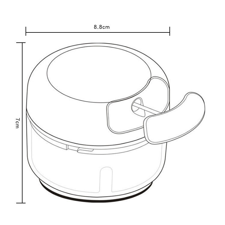 Máy xay tỏi ớt mini cầm tay, dụng cụ xay tỏi ớt mini dành cho gia đình tiện dụng