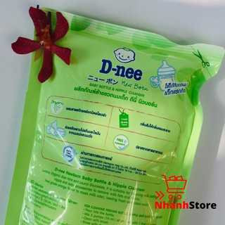 Nước rửa bình Dnee Thái Lan dạng túi 600ml