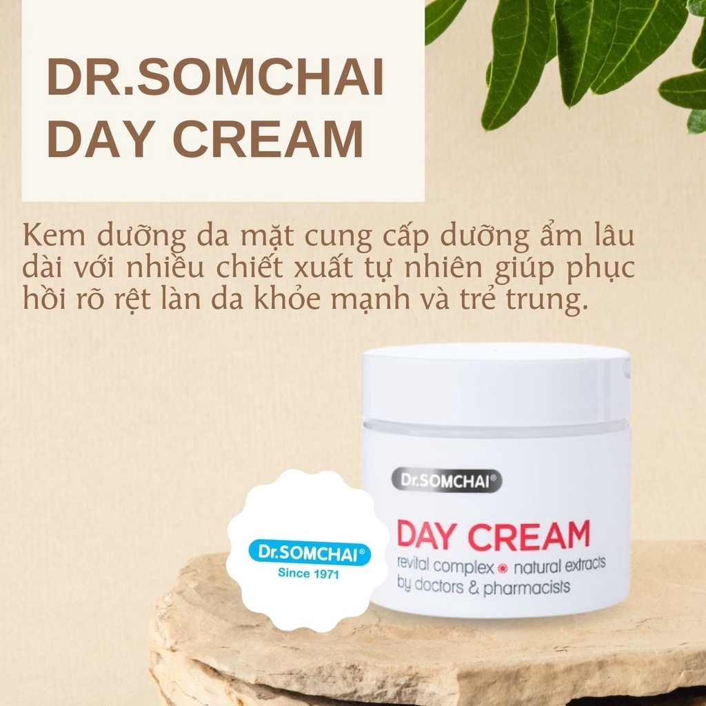 Kem dưỡng ban ngày DR. SOMCHAI DAY giúp bảo vệ da, giảm nếp nhăn, sạm da, thâm, nám