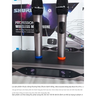 MICRO KARAOKE SHURE PRO UT6