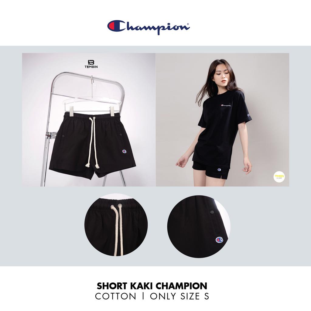 Quần Short Kaki Champion - Đai Thun - Co Giãn