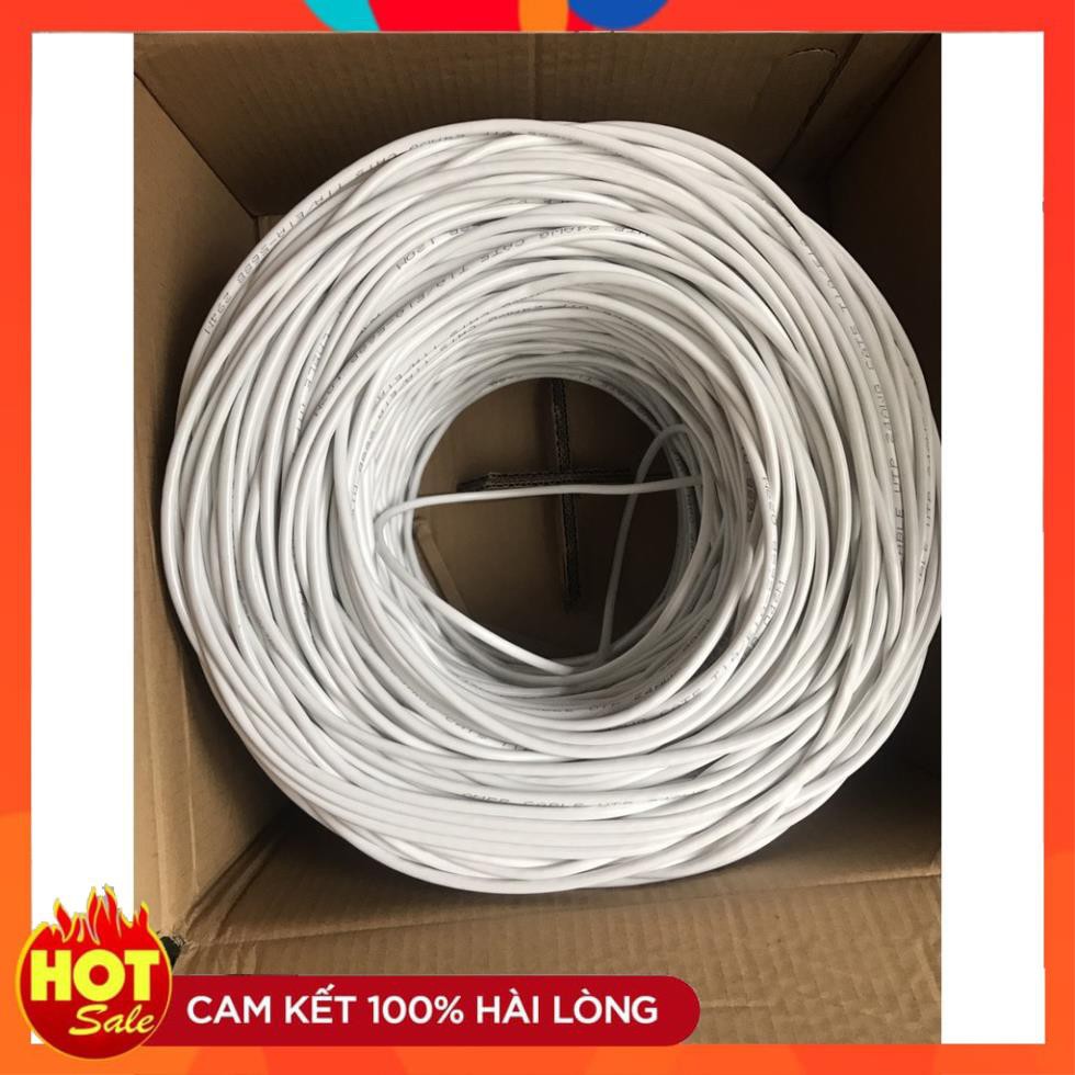[Chính Hãng] cuộn dây mạng cat 5 ampp trắng-dây cáp lan internet tốt xịn cao cấp