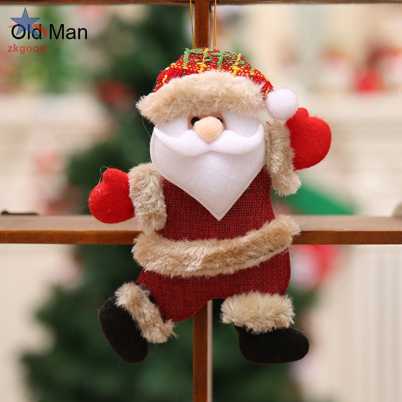 Phụ Kiện Búp Bê Treo Trang Trí Giáng Sinh Hình Ông Già Noel / Người Tuyết