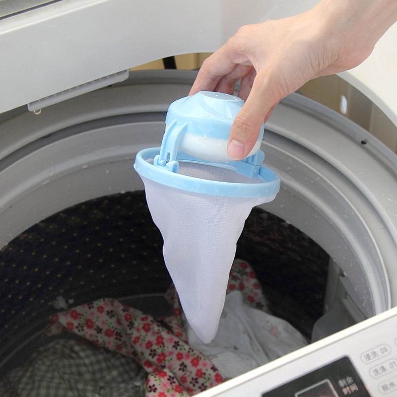 Túi Lưới Lọc Loại Bỏ Tóc Tiện Dụng Cho Máy Giặt