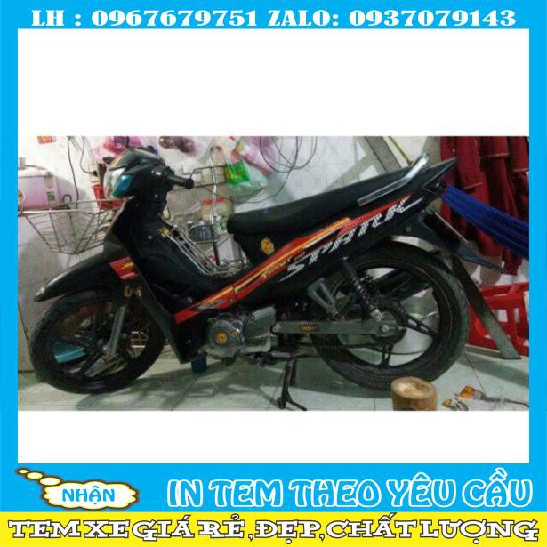 Tem rời sirius spark đỏ đen