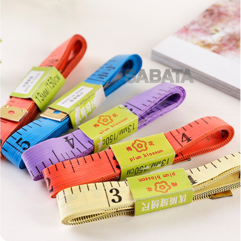 Thước dây may đồ dài 1.5m (giao màu ngẫu nhiên)