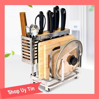 Kệ gài dao thớt đa năng inox 304 nguên khối