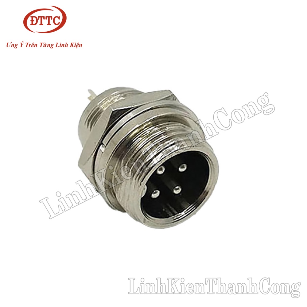 Giắc GX12-4P 12mm 4 Chân (Đực)