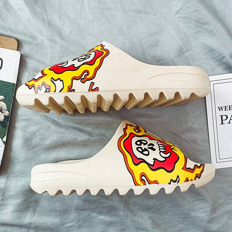 Dép Xỏ Ngón In Hình Sesame Street Phong Cách Thể Thao Thời Trang Đi Biển Cho Nam Và Nữ (31-46) 552