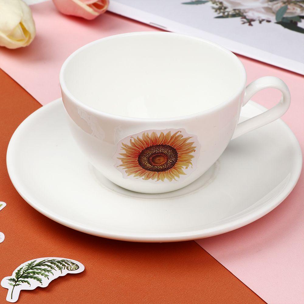 CHOOKEY Giấy Dán Tường Tự Dính Hình Hoa Cúc Và Hoa Hướng Dương Sáng Tạo Trang Trí Kế Hoạch