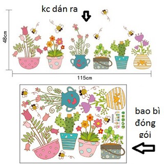 Decal dán tường combo