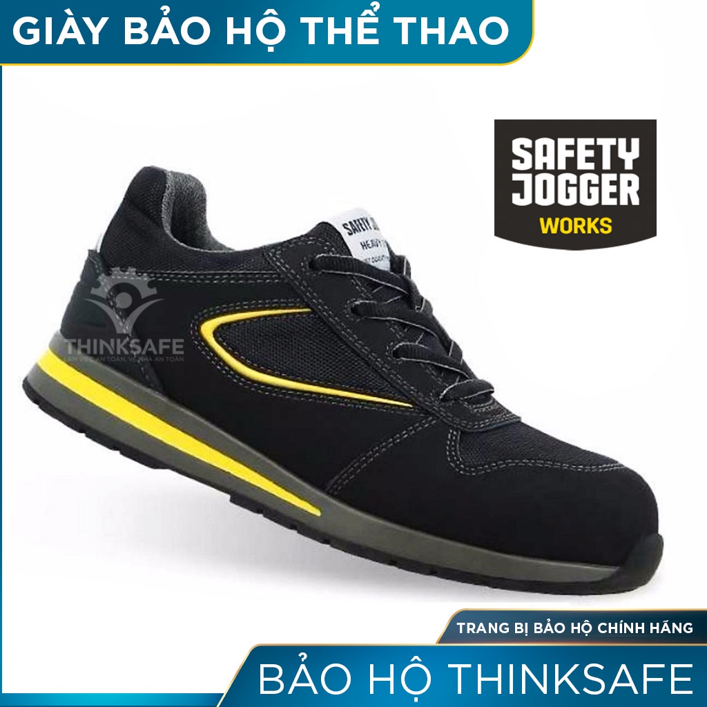 Giày bảo hộ cao cấp Safety Jogger Thinksafe, cấu tạo phi kim, siêu nhẹ, chống đinh, chịu nhiệt, kiểu thể thao - Turbo