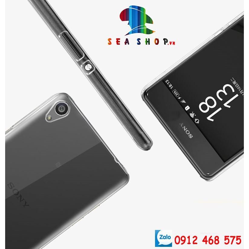 Ốp lưng Sony Xperia XA F3316 nhựa dẻo - trong suốt - Kính cường lực trong suốt