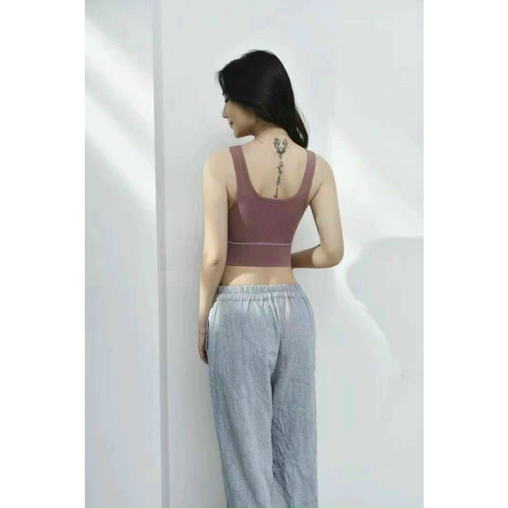 Bra woman chất dệt kim co giãn (đồ tập gym-yoga nữ)