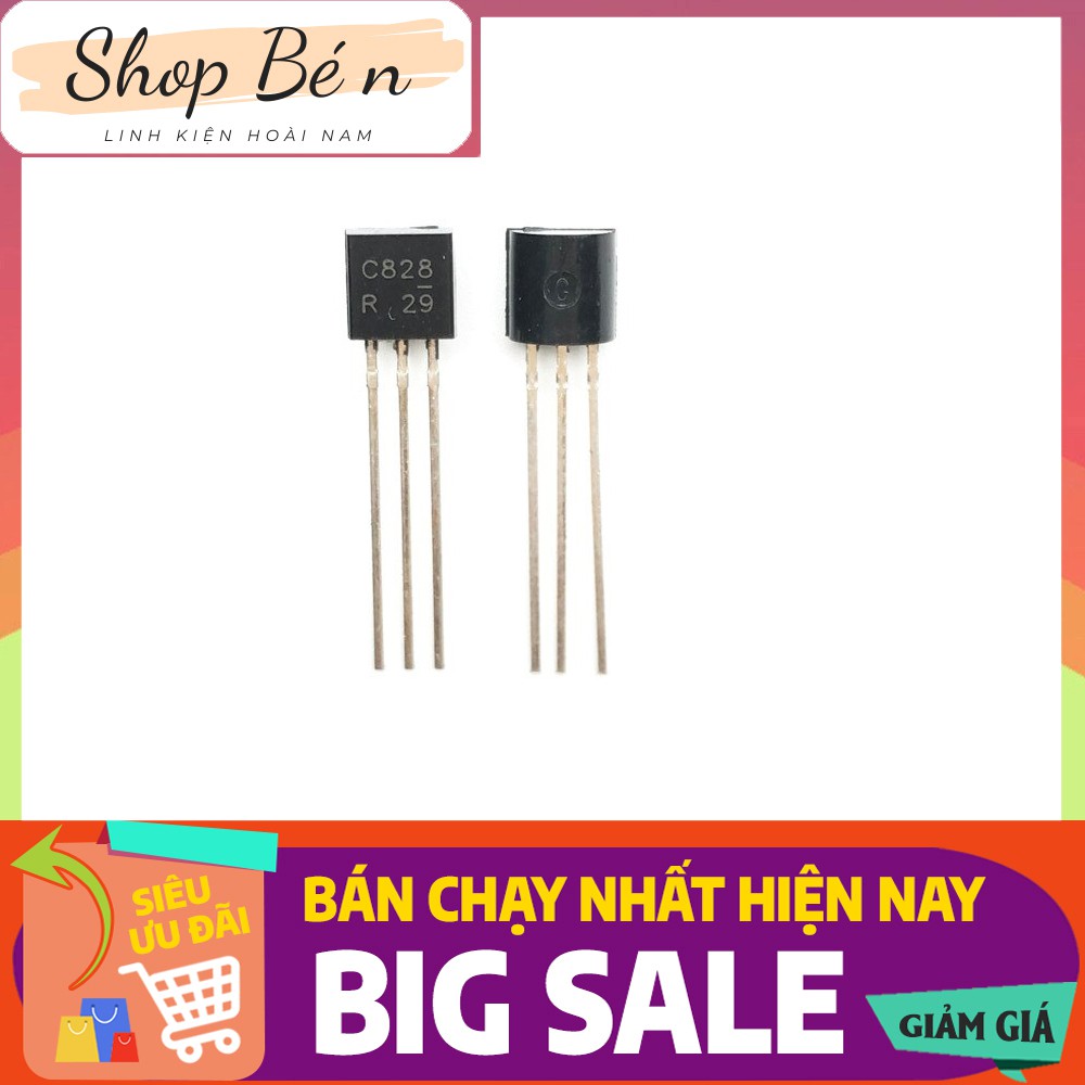 C828 TO92 TRANS NPN 0.1A 25V (DIP) (5c) | BigBuy360 - bigbuy360.vn