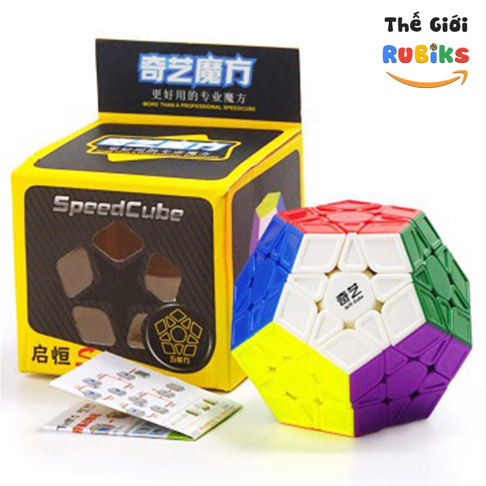 Rubik Megaminx 3x3 QiYi QiHeng S. Rubic Biến Thể 12 Mặt 3x3x3 Cube Đồ Chơi Giáo Dục Thông Minh Giải Trí.