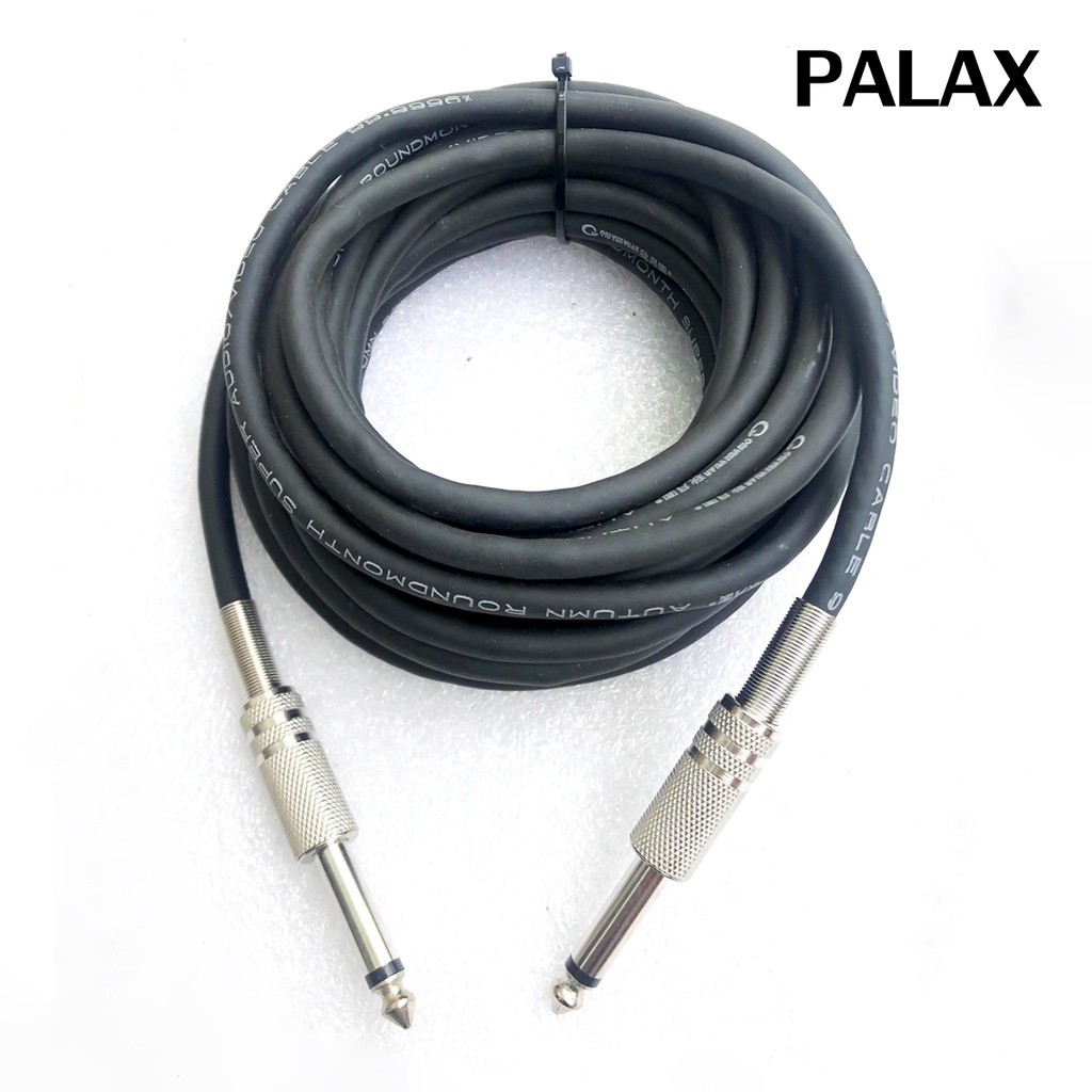 Cáp tín hiệu âm thanh 2 đầu 6ly  Dài 1m 1,5m 3m 5m 10m 15m 20m 25m 30m Chống ù và chống nhiễu tốt