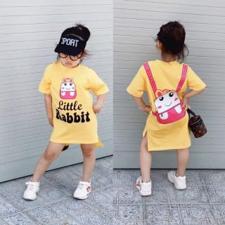 Combo 4đầm cotton dành cho bé gai