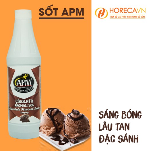 Sốt APM Socola Đen, Dâu, Đường 1000g