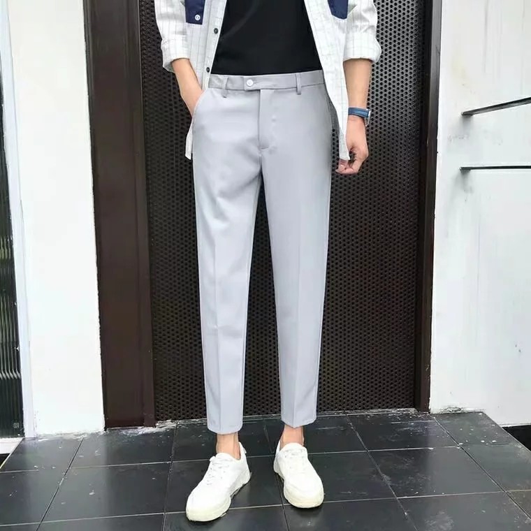 Quần dài ống suông thời trang Hàn Quốc dành cho nam