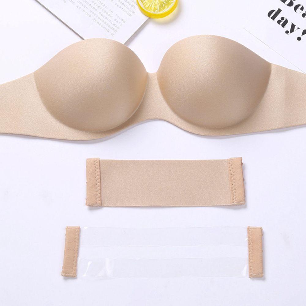 Áo Lót Nâng Ngực Không Dây Chống Trượt Cúp 1 / 2 Thời Trang Gợi Cảm Dành Cho Nữ