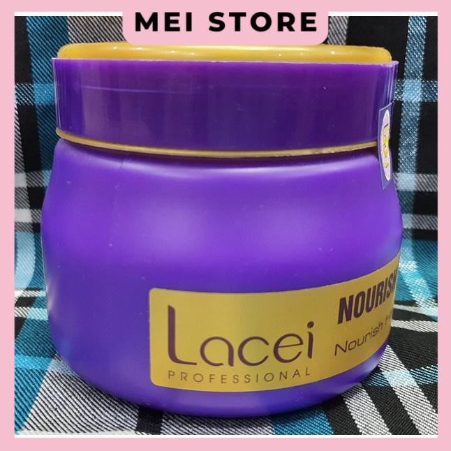 [ Hấp Dầu ] Kem Ủ Tóc Lacei Tím 500ml Chính Hãng Siêu Thơm Phục Hồi Giữ Màu Suôn Mềm Bóng Tóc