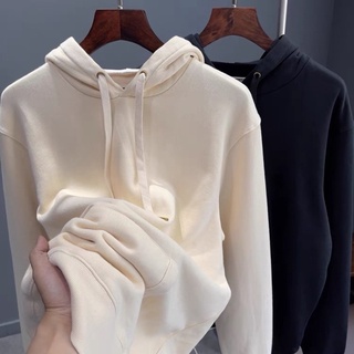 Áo Hoodie Basic trơn, áo nỉ bông trơn form to đẹp Unisex chất đanh mịn