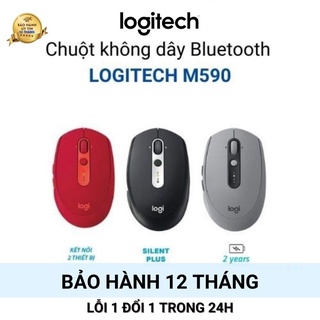 Chuột logitech m590 silent không dây màu đen hàng chính hãng bảo hành 12 tháng 1 đổi 1 trong 24h