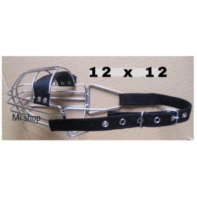 Rọ Mõm Chó Inox Có Đệm Dùng Cho Chó To (20-40kg)