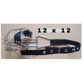 Rọ Mõm Chó Inox Có Đệm Dùng Cho Chó To (20-40kg)