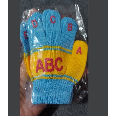 Găng tay len ABC cho bé trai bé gái đến 3 tuổi