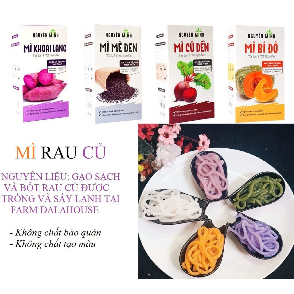 Bún rau củ Nguyên Minh 300g,bún rau củ hỗ trợ người ăn chế độ ăn keto