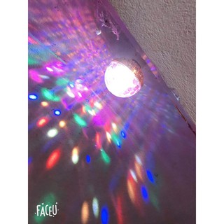 Đèn Led Nháy Chớp 7 Màu Tự Xoay Và Đui Tròn Cao Cấp, Nhiều Hiệu Ứng Tia Chớp Nhấp Nháy, Đổi Màu, An Toàn Khi Sử Dụng