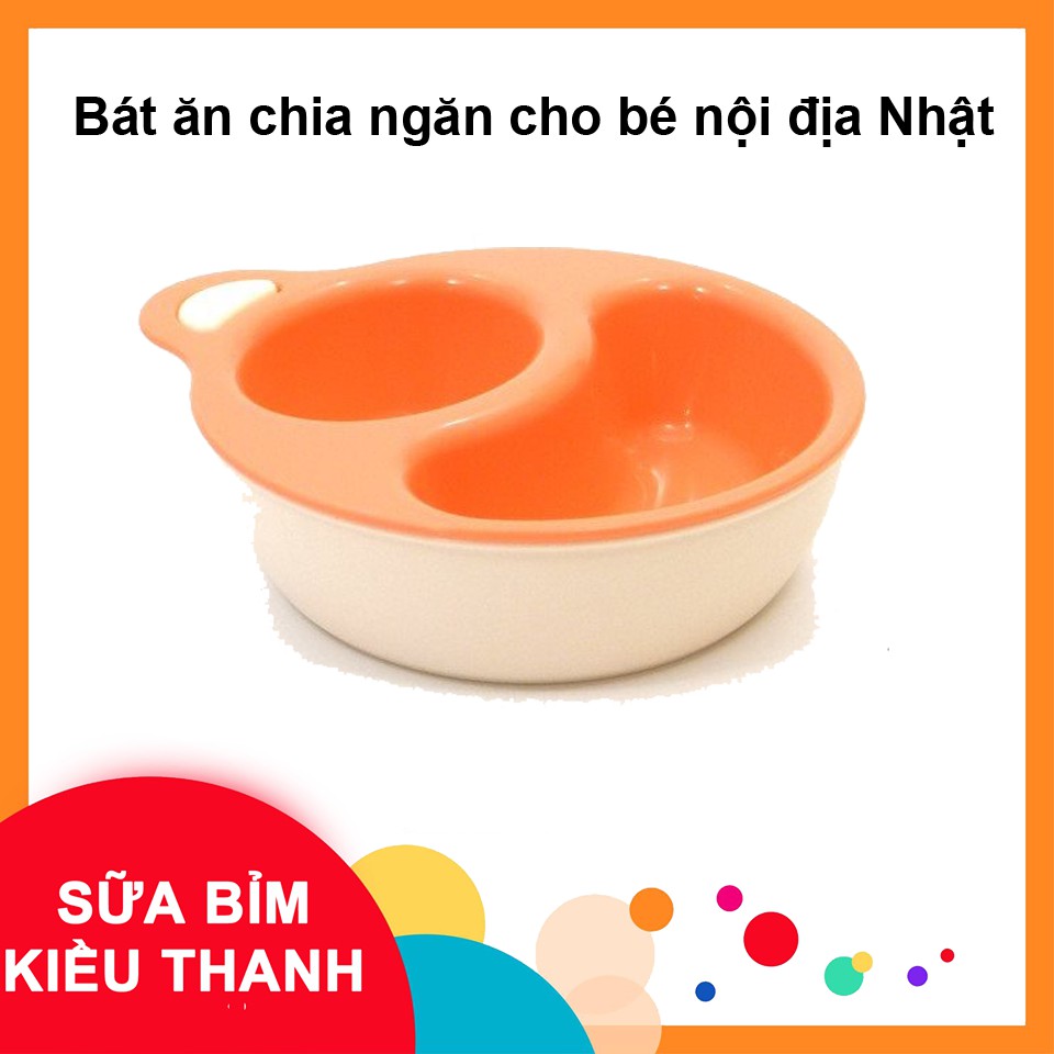 Bát ăn chia ngăn 2 Trong 1 Paku Nhật Bản