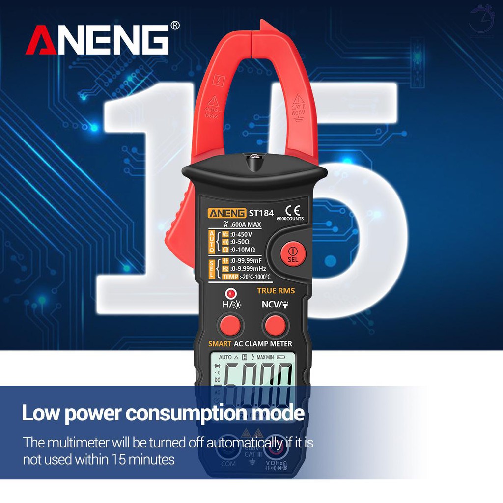 Đồng hồ vạn năng kỹ thuật số Aneng True Rms cao cấp
