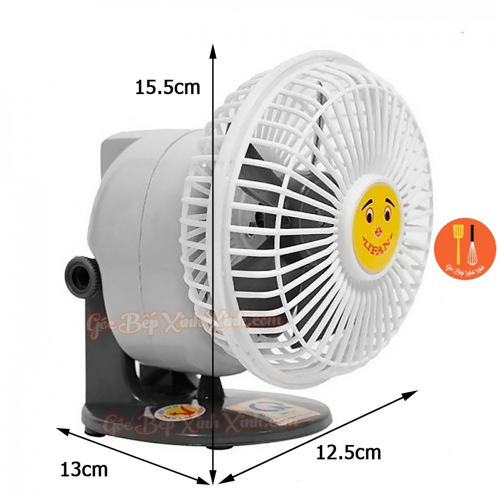 [CHÍNH HÃNG] Quạt bàn mini Lifan GN-4 dùng điện 220V (chọn màu ngẫu nhiên) | BigBuy360 - bigbuy360.vn