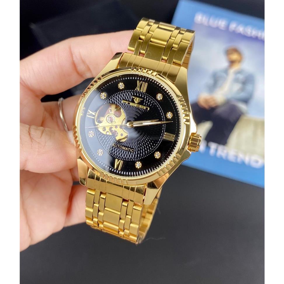 Đồng hồ nam FNGEEN chính hãng, đồng hồ cơ dây kim loại, BH 24 tháng, hàng loại 1 A5 | BigBuy360 - bigbuy360.vn