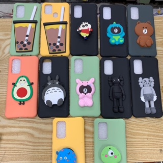 Ốp lưng Vivo V19 (chuẩn V19 camera bự) dẻo màu hình thú nổi